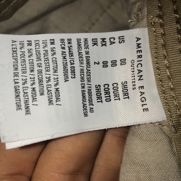 American eagle super stretch size 2 short khaki dress pants - Picture 4 of 4